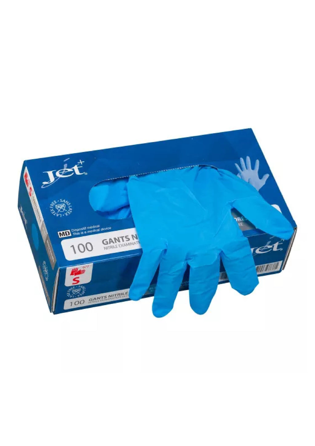 Gants nitrile non poudrés x100